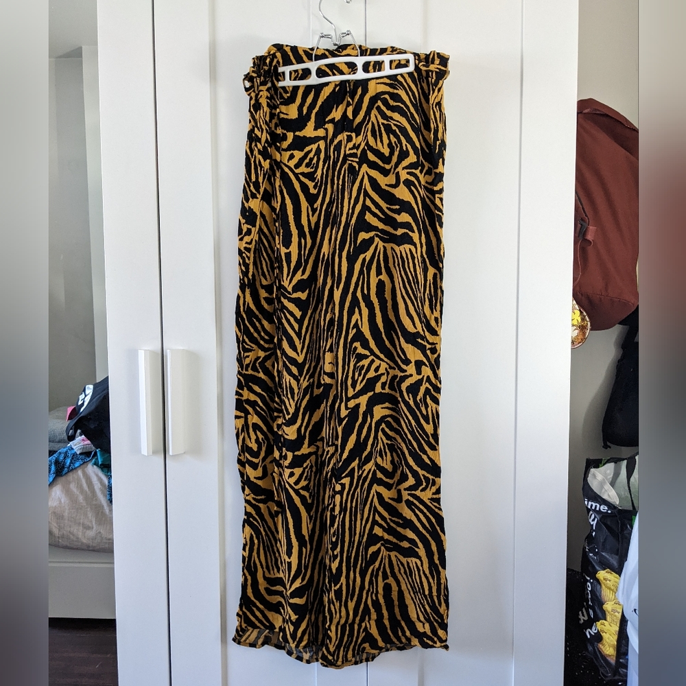 Tiger print pants
